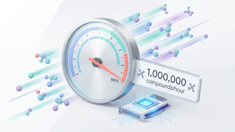 High-throughput virtual screening — screen millions of molecules in minutes, not months