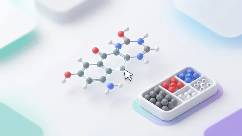 Interactive 3D molecule builder — design and edit drug molecules atom-by-atom with real-time property feedback