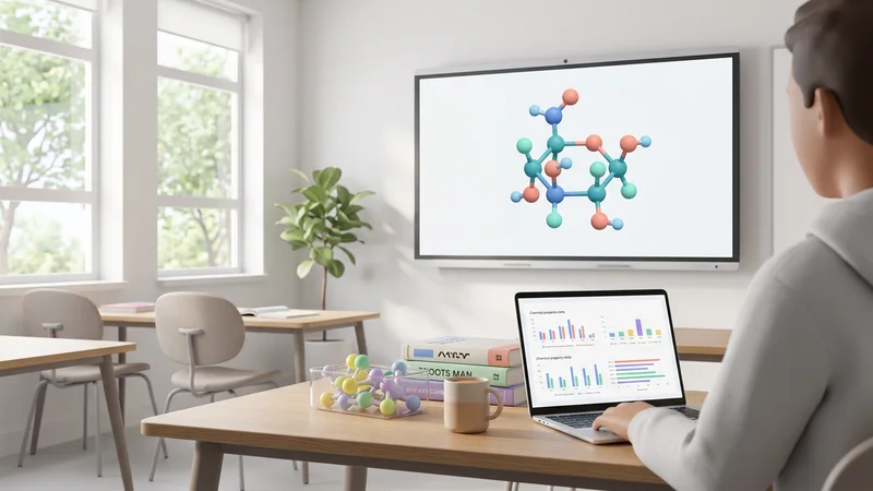 Molecular modeling software for chemistry education — interactive 3D visualization in the classroom